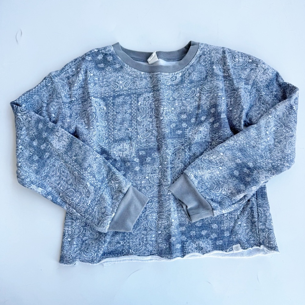 T &B Patterned Sweatshirt
